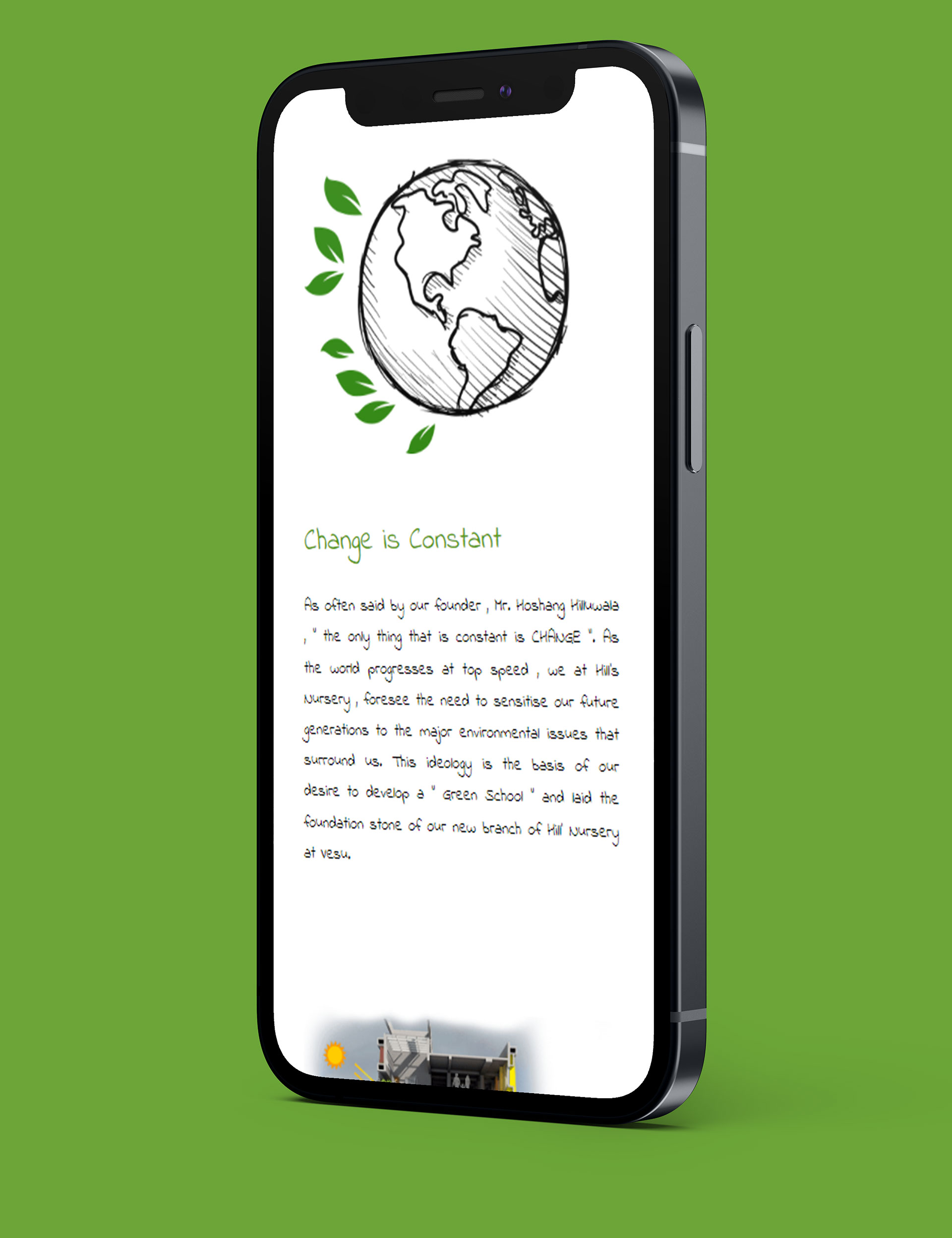 Hills high school and Hills Nursery